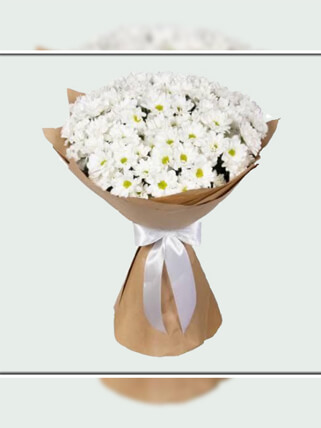 Beyaz Papatya Buketi
