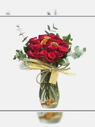 Love 19 Adet Kırmızı Güller